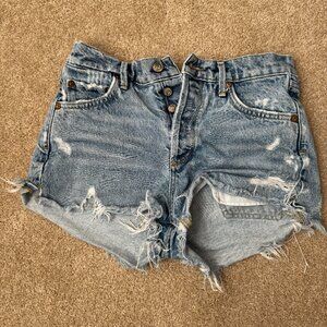 AGOLDE Jaden Denim Shorts Size 25
